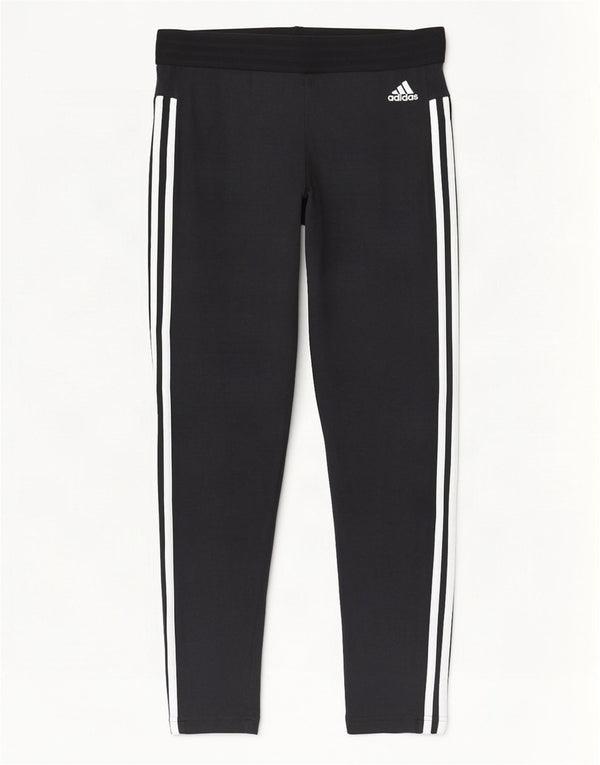 Adidas Damen Leggings UK 16/18 Large Schwarz