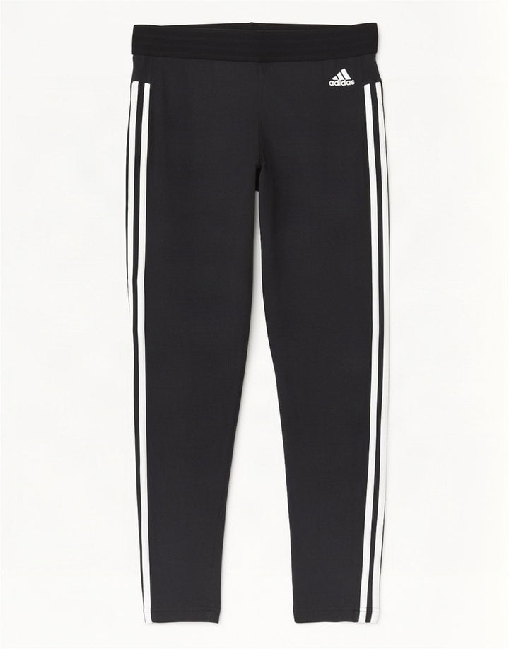 Adidas Damen Leggings UK 16/18 Large Schwarz