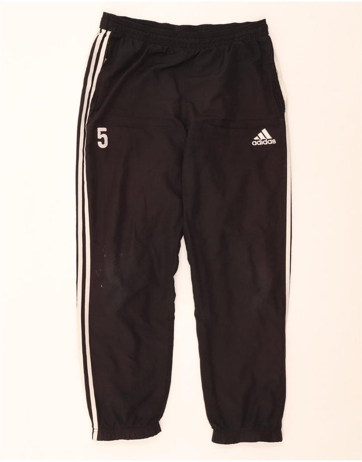 ADIDAS Herren-Trainingsanzug mit Grafik, Jogginghose, Größe L, Schwarz, Polyester