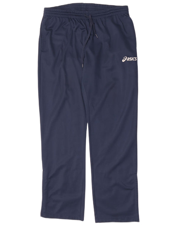 Asics Herren-Trainingshose, groß, marineblau, Polyester