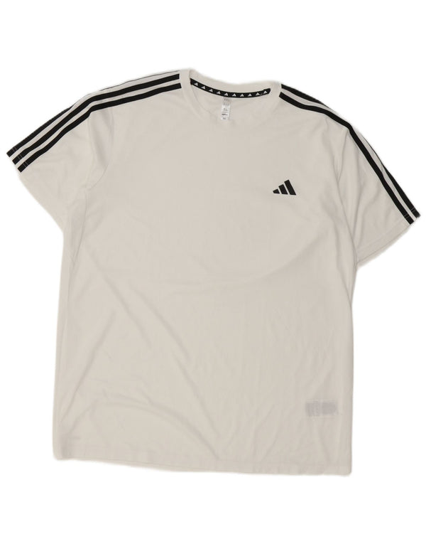 Adidas Herren Aeroready T-Shirt Top XL Weiß Polyester