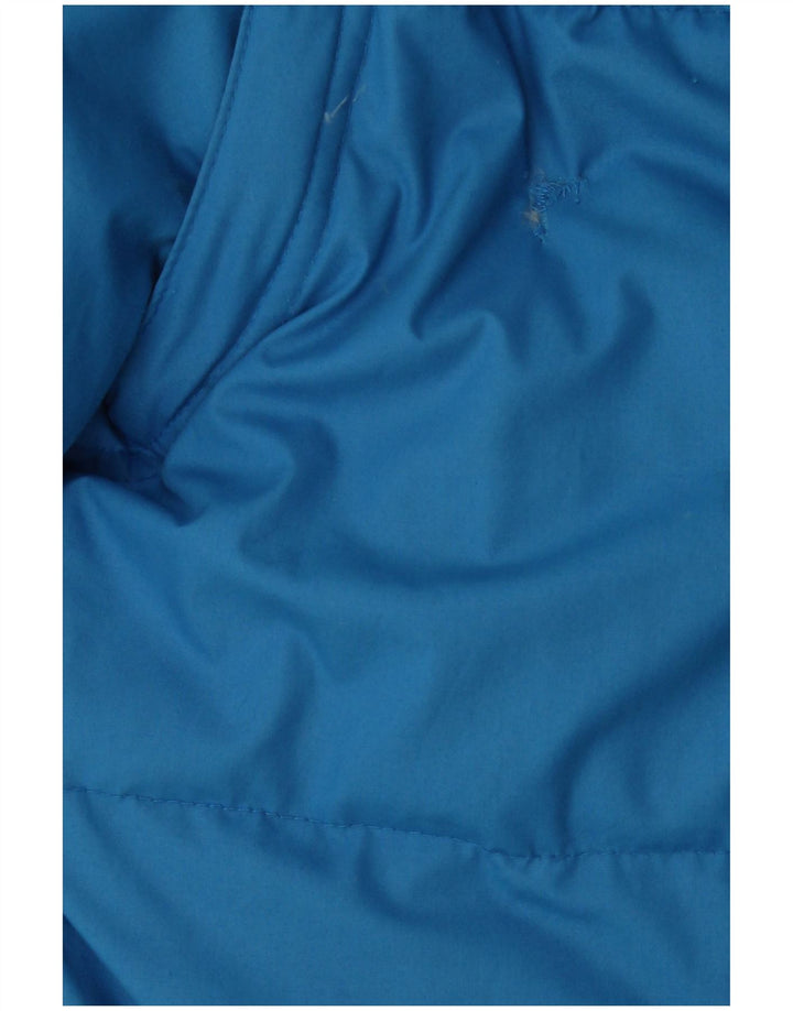 VINTAGE Wattierte Jacke für Jungen, 15–16 Jahre, blaues Polyester