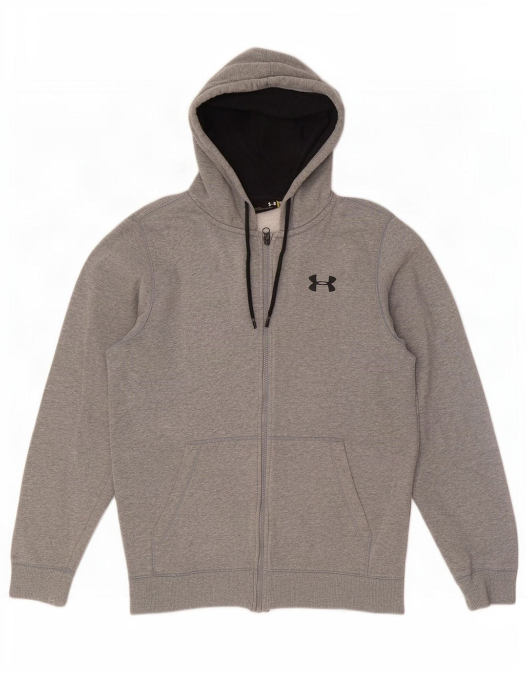 Under Armour Herren-Kapuzenpullover mit Reißverschluss, klein, grau meliert
