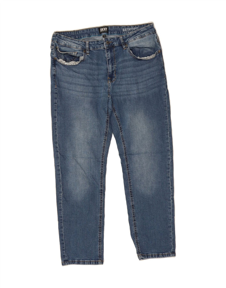 DKNY Mens Bedford Slim Jeans W34 L29 Blue Cotton Vintage Dkny and Second-Hand Dkny from Messina Hembry 