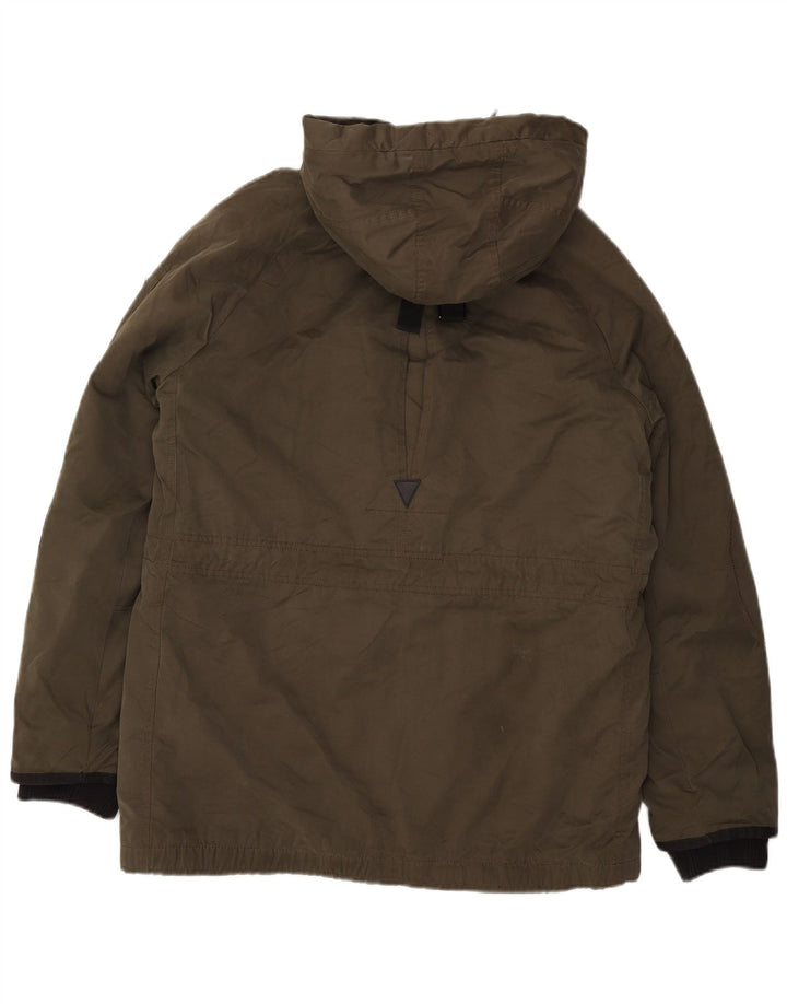 Superdry Herren-Parka mit Kapuze, UK 38, mittleres Khaki