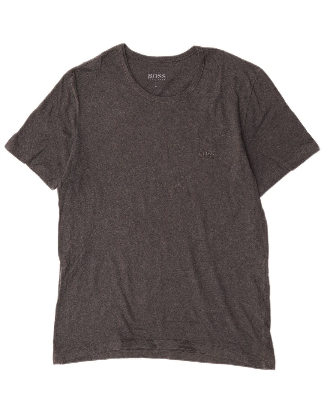 Hugo Boss Herren T-Shirt Top mittelgraue Baumwolle