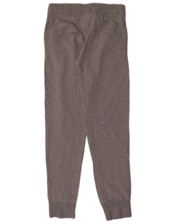 Puma Damen Trainingshose Jogger UK 10 Small Grau Baumwolle