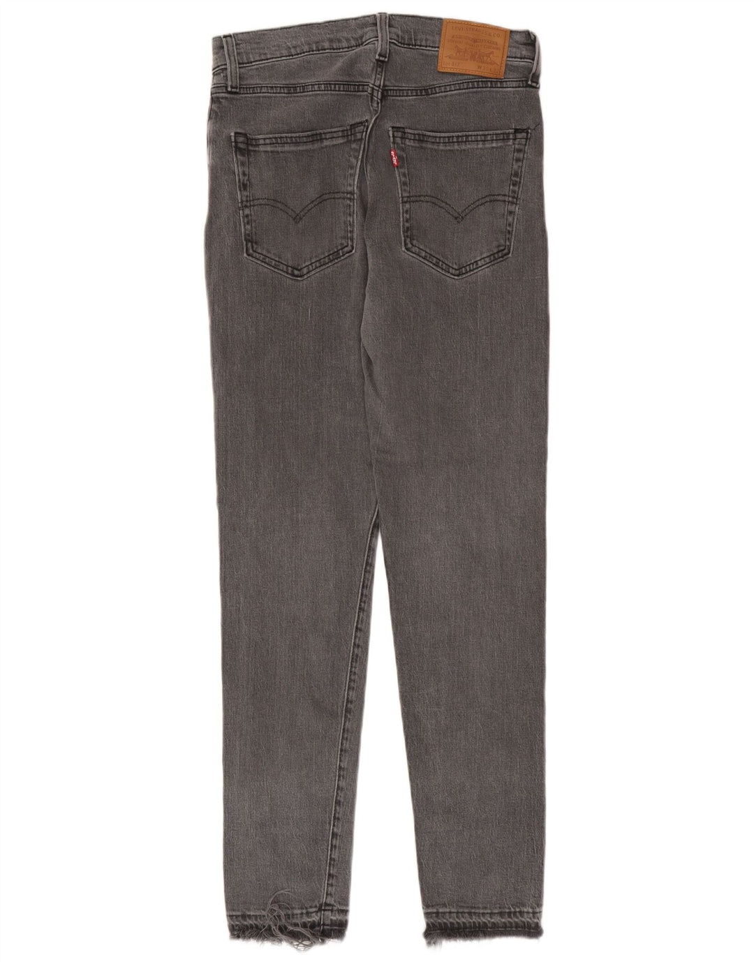 Levi's Damen 512 Slim Tapered Jeans W30 L32 Graue Baumwolle