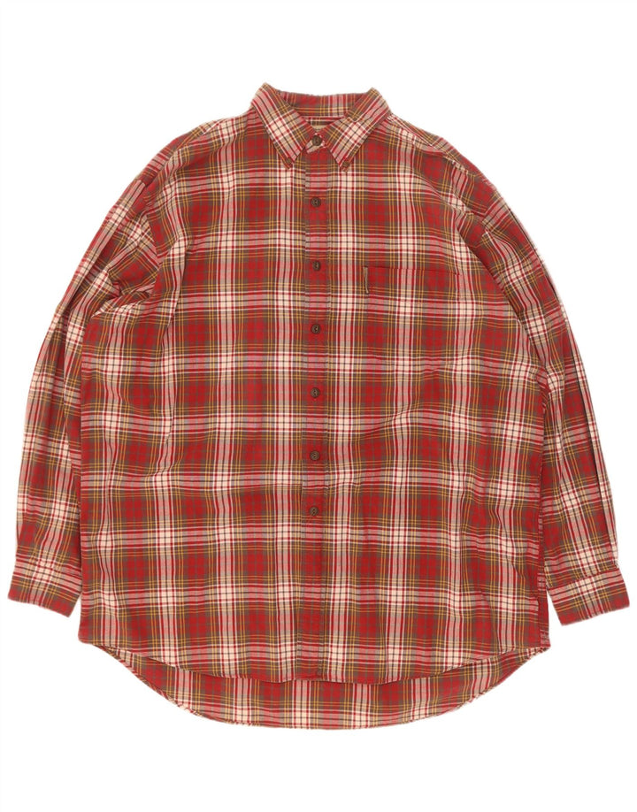 Abercrombie & Fitch Herren Big Shirt 2XL Rot kariert