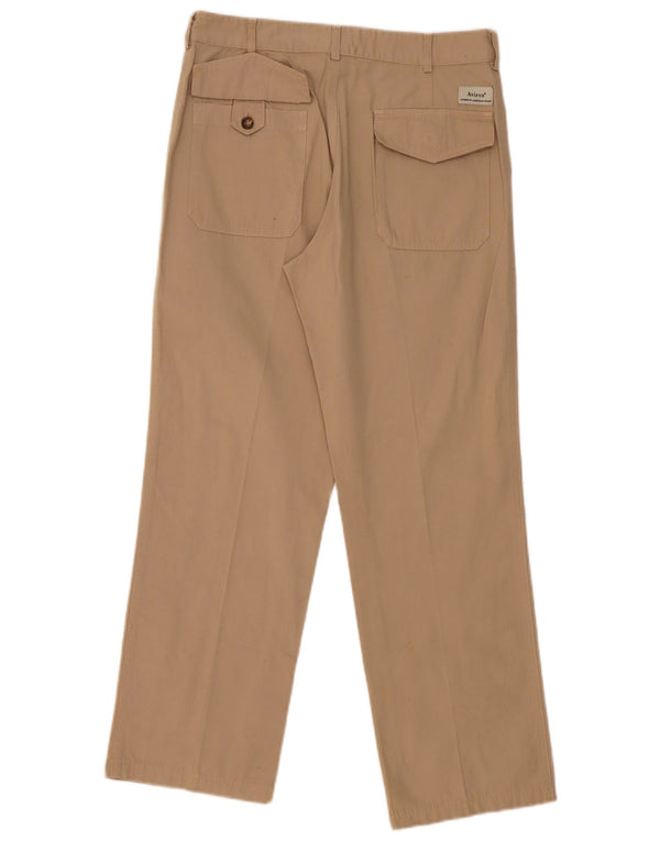 Gerade Chino-Hose für Damen von Avirex, W31, L28, Beige, Baumwolle