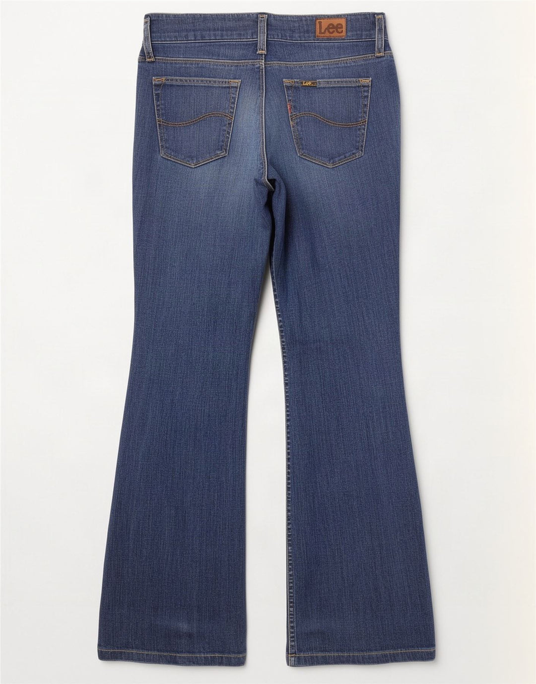 Lee Damen Coral Bootcut Jeans W27 L33 Blaue Baumwolle