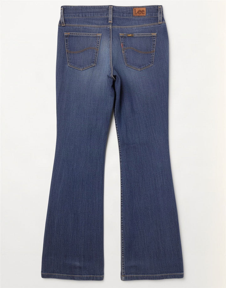 Lee Damen Coral Bootcut Jeans W27 L33 Blaue Baumwolle