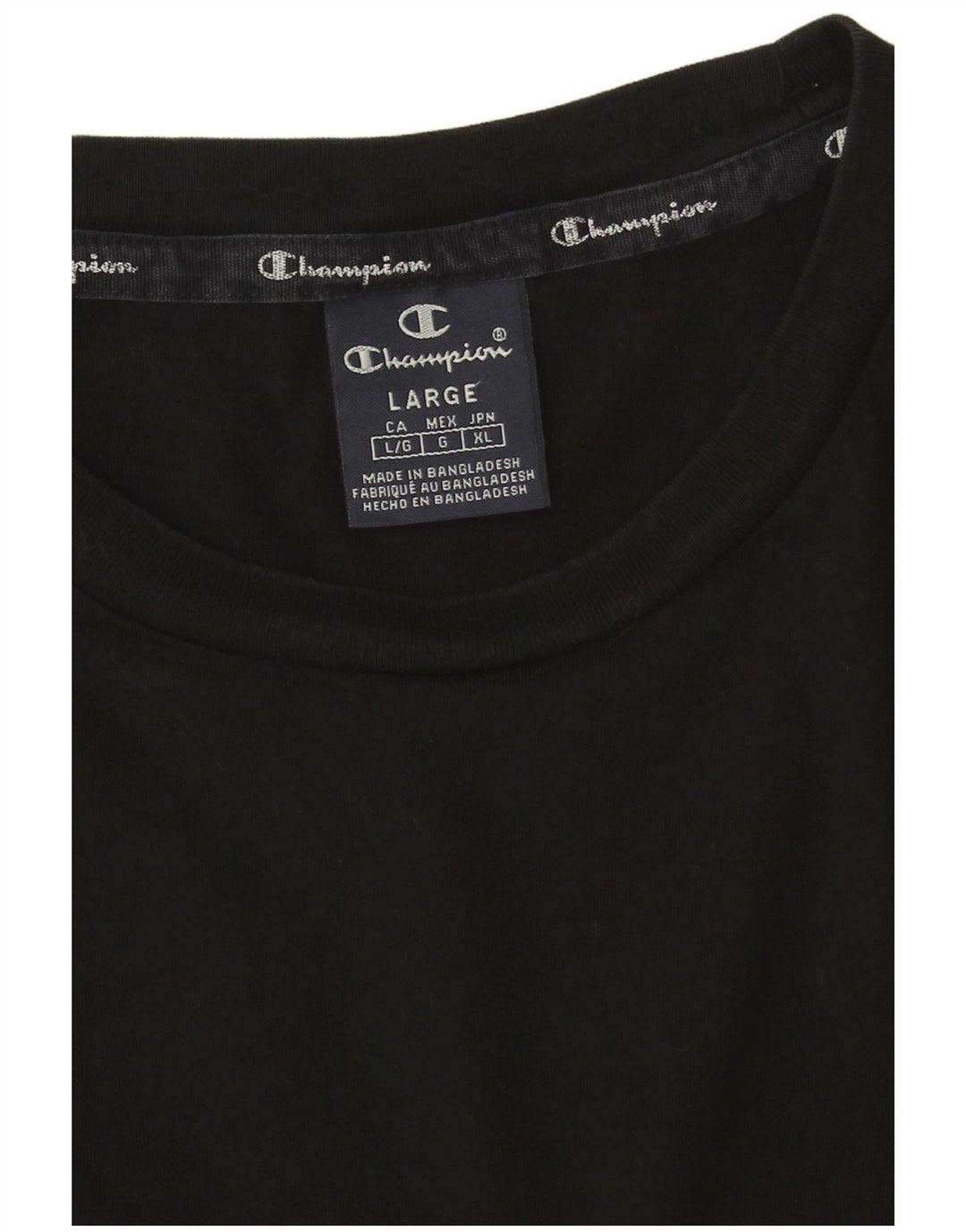 Champion Herren T-Shirt Top Large Schwarz