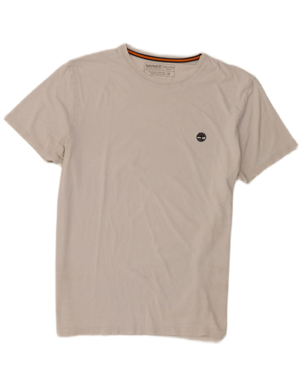 Timberland Herren Slim Fit T-Shirt Top 2XL Weiße Baumwolle