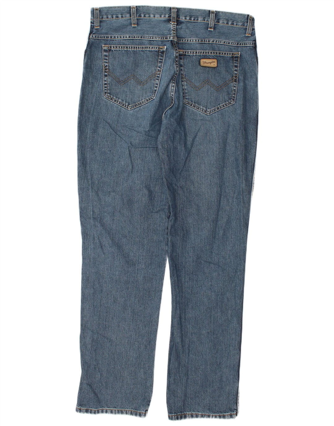 Wrangler Herren Texas Straight Jeans W38 L36 Blaue Baumwolle