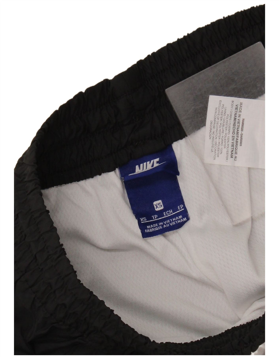 NIKE Damen-Sportshorts UK 6 XS Schwarzes Colourblock-Polyester