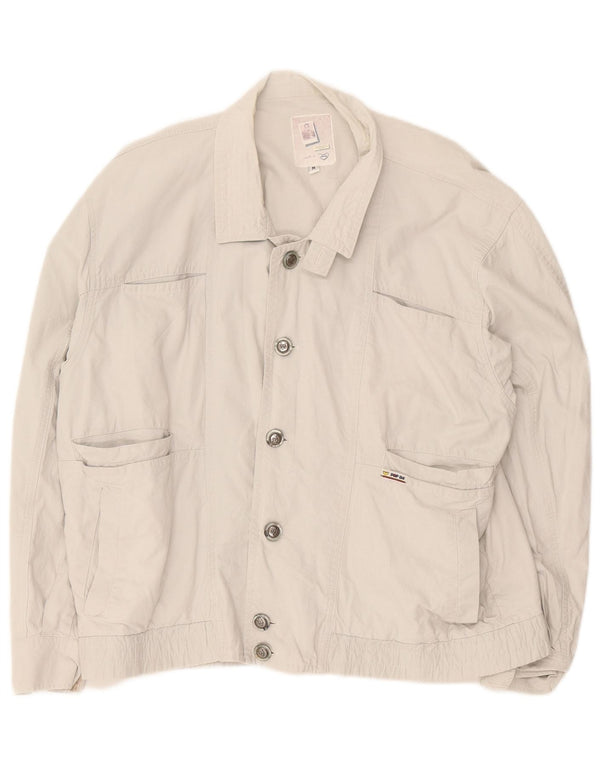 POP 84 Mens Bomber Jacket UK 38 Medium Beige