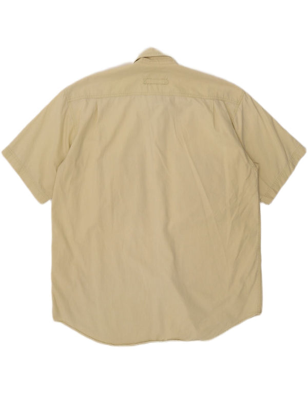 Camel Active Herren Utility Kurzarmhemd XL Beige Baumwolle
