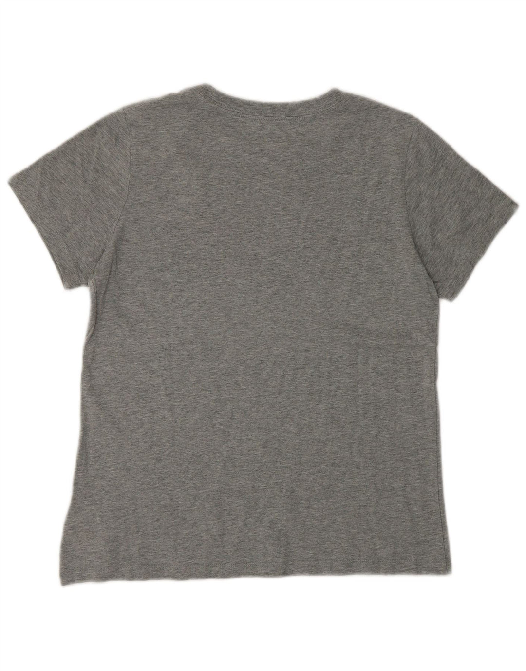 Converse Damen T-Shirt Top UK 12 Mittelgraue Baumwolle