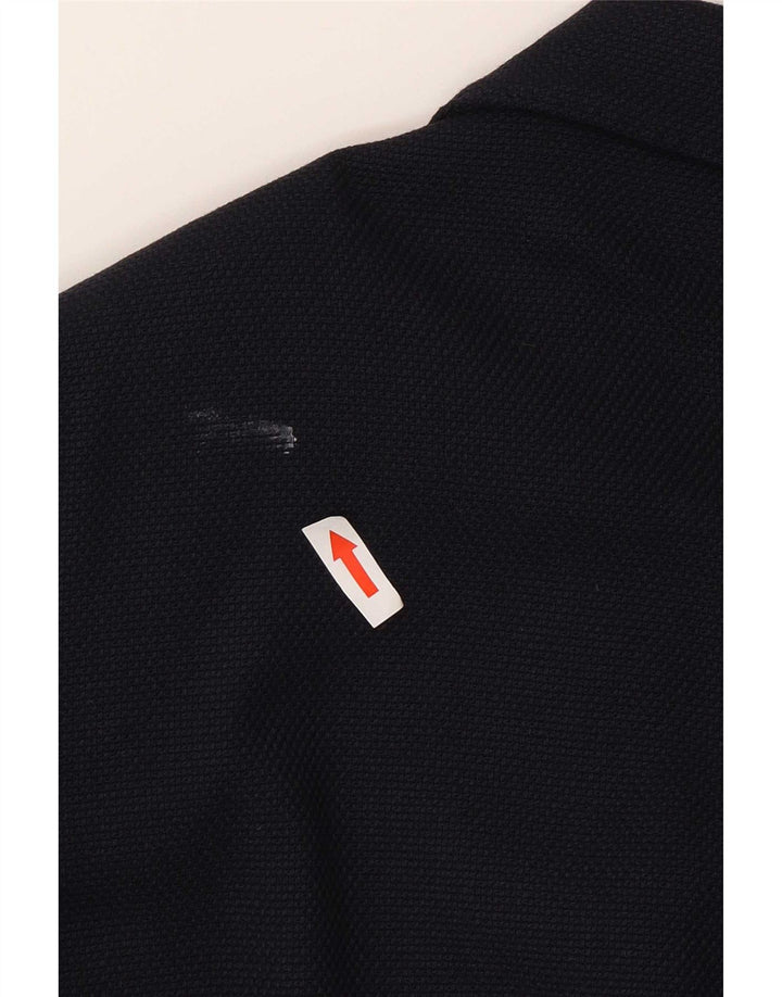 Massimo Dutti Herren-Blazer mit 2 Knöpfen, EU 50, mittelmarineblaue Wolle