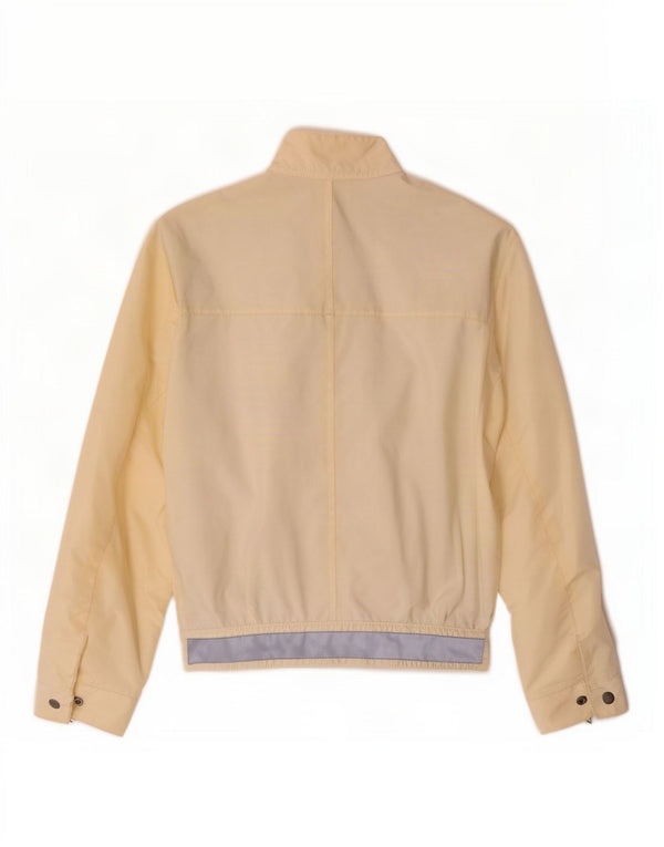 Belstaff Damen Racer Jacke UK 12 Medium Off White Nylon