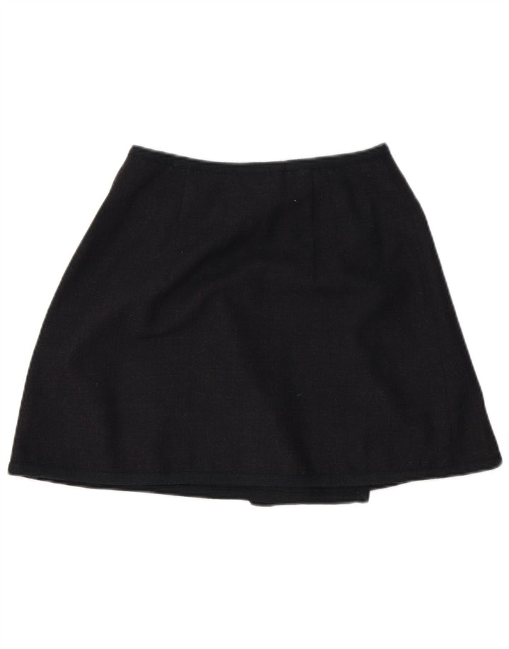 Seventy Damen Wickelrock IT 42 Medium W26 Marineblaue Wolle