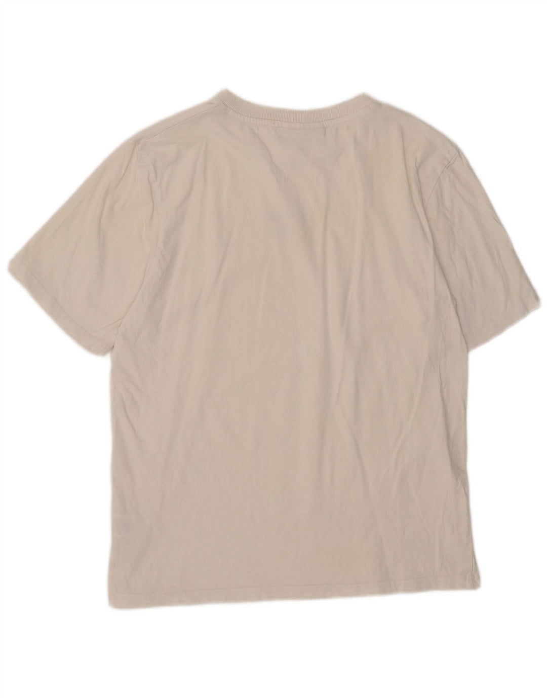 Fila Herren T-Shirt Top aus mittelweißer Baumwolle
