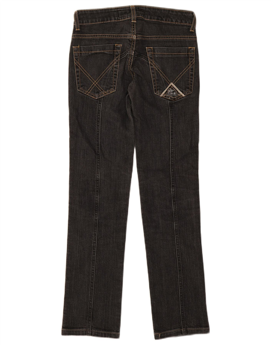 Roy Rogers Damen Straight Jeans W24 L29 Marineblaue Baumwolle