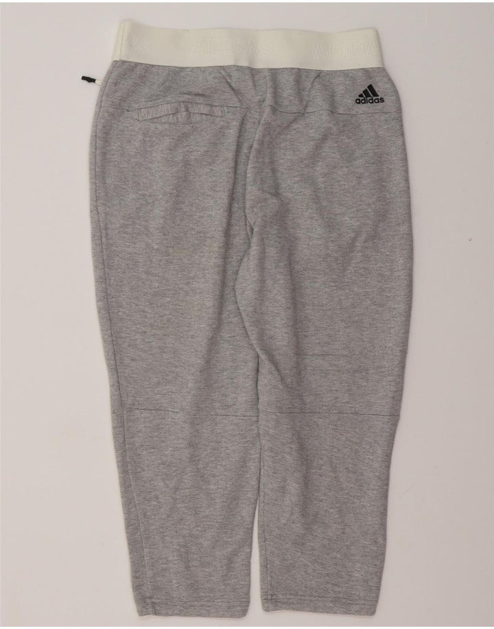 ADIDAS Damen-Trainingsanzug mit Grafik, Jogginghose, Gr. 8/10, Größe S, Grau