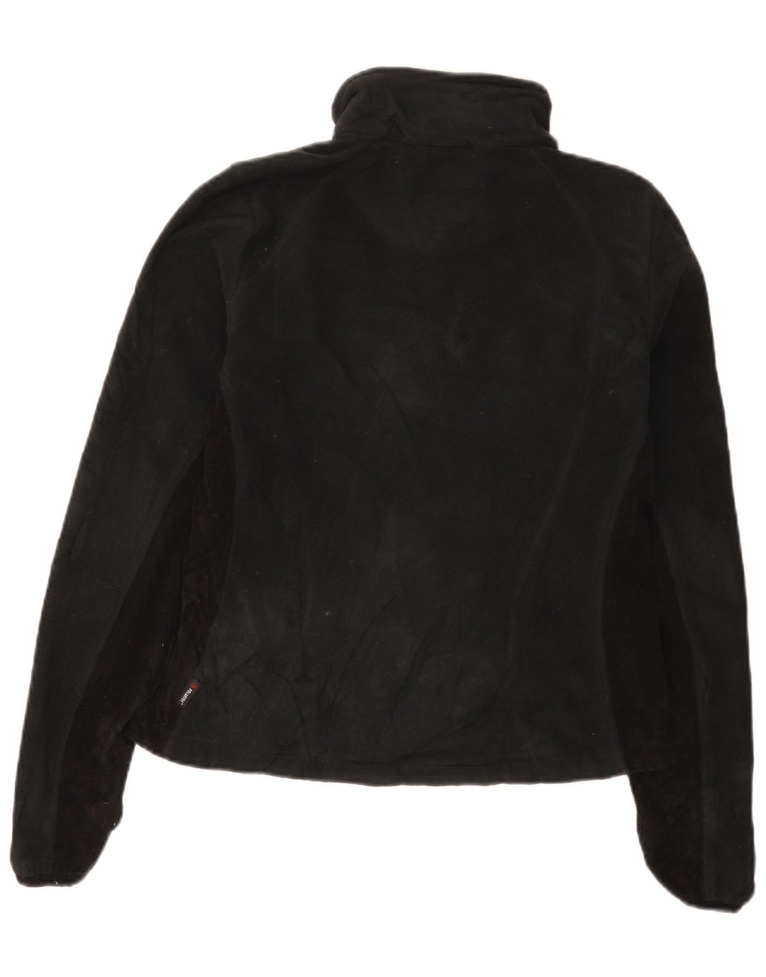 Eddie Bauer Damen Fleecejacke UK 14 Medium Schwarz Polyester