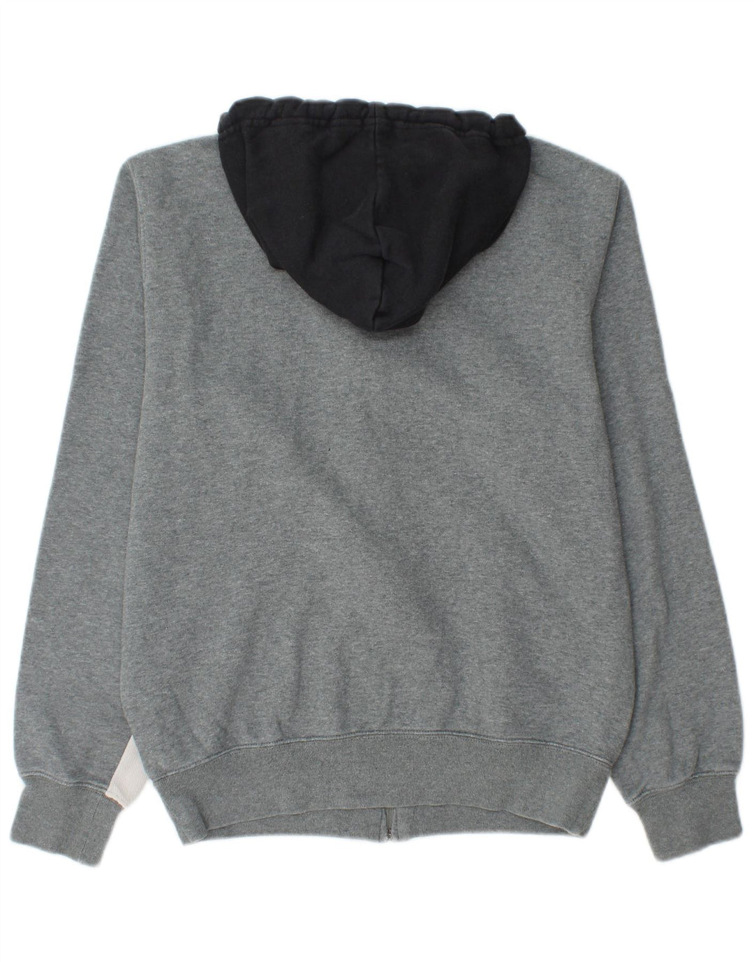 Champion Herren-Kapuzenpullover mit Reißverschluss, mittelgraue Colourblock-Baumwolle