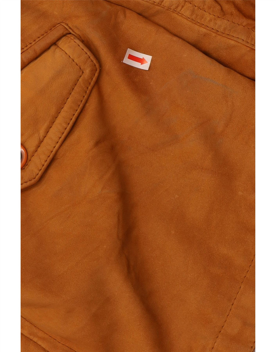 LEONARDO Mens Suede Jacket IT 50 Large Beige