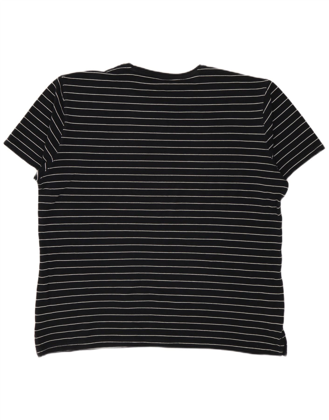 MASSIMO DUTTI Herren T-Shirt Top XL Schwarz gestreift