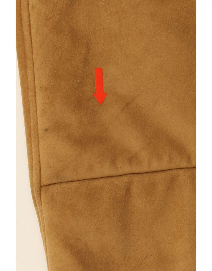 VINTAGE Womens Sherpa Overcoat UK 18 XL Brown Polyester Vintage Vintage and Second-Hand Vintage from Messina Hembry 
