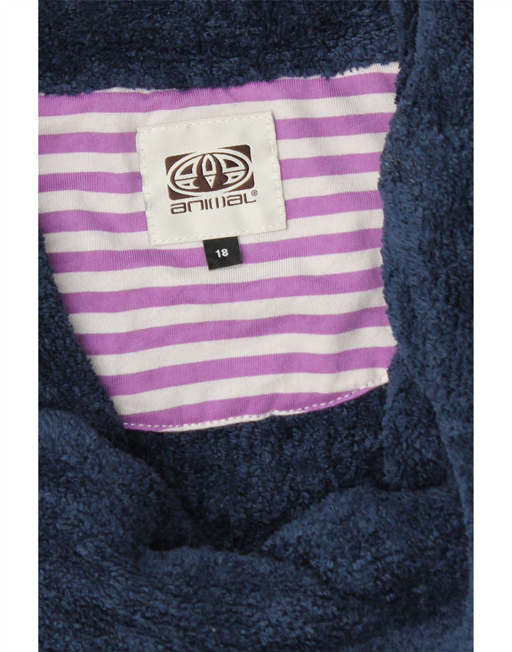 ANIMAL Rollkragen-Fleecepullover für Damen, UK 18, XL, Marineblau, Polyester