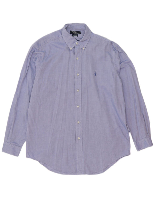 Polo Ralph Lauren Herren-Yarmouth-Hemd, Größe 15 1/2, mittelblau, klassisch