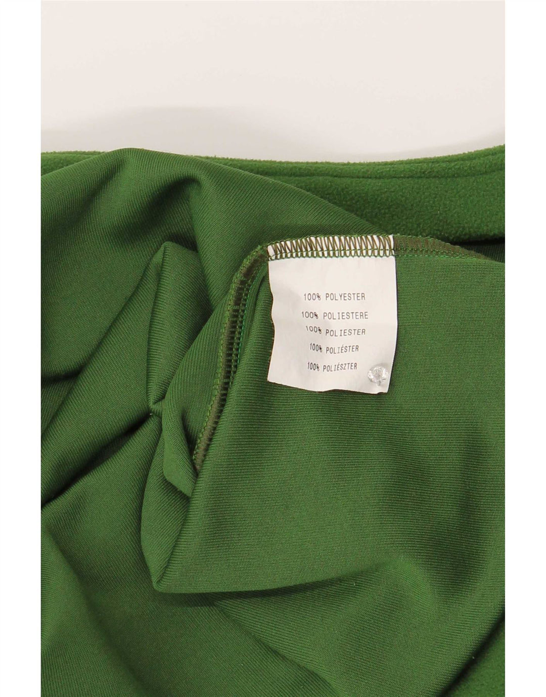 Campagnolo Herren-Fleecepullover mit Reißverschluss, XL, grünes Polyester