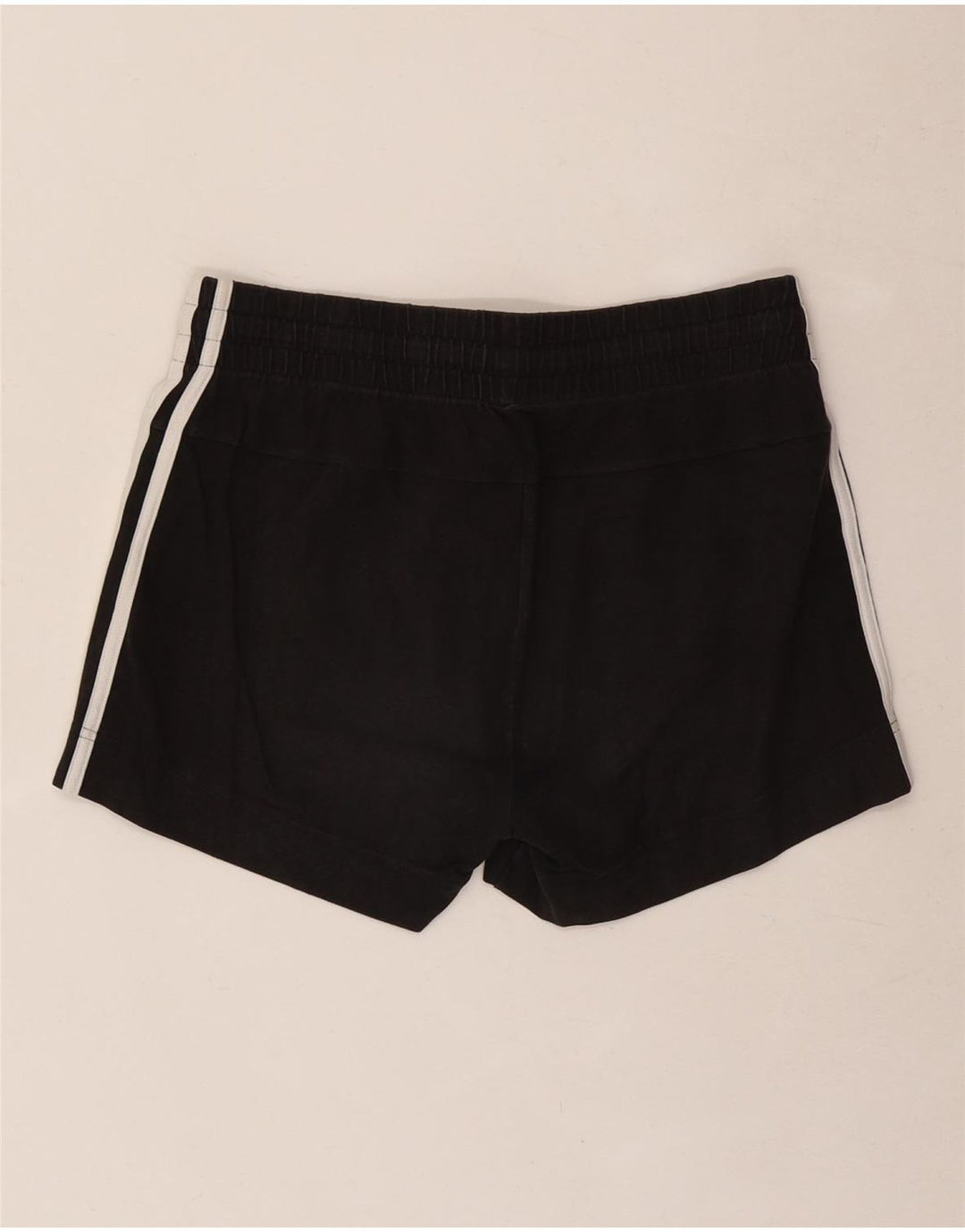 Adidas Damen Sport Shorts UK 8/10 Small Schwarz