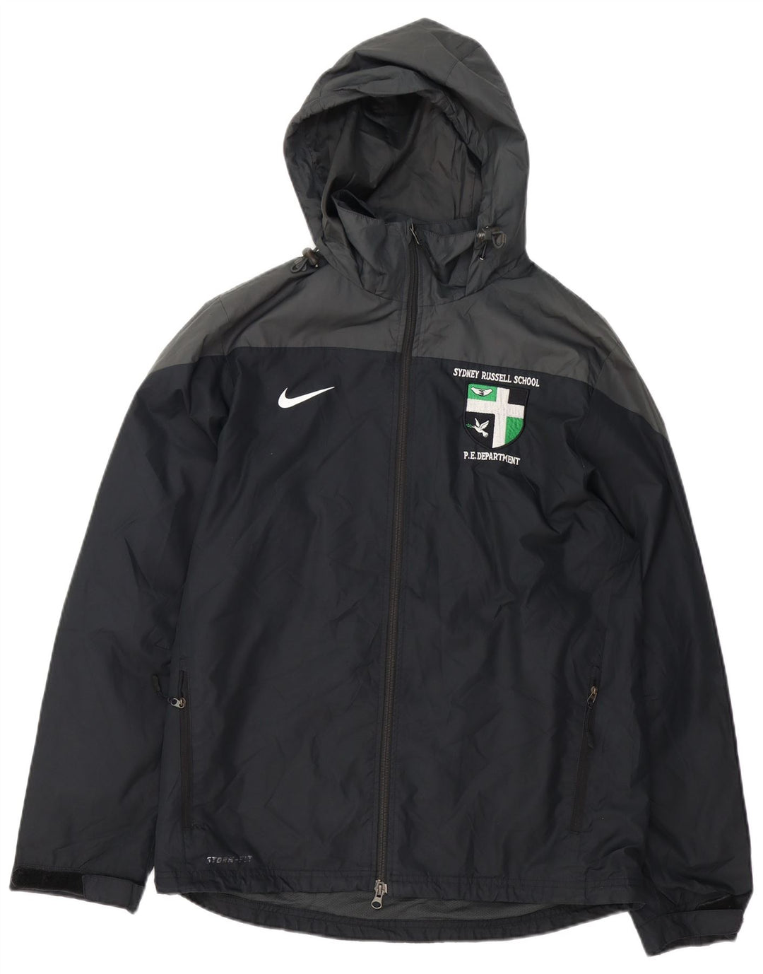 Nike Herren Storm-Fit Graphic Windjacke UK 38 Mittelschwarzes Polyester