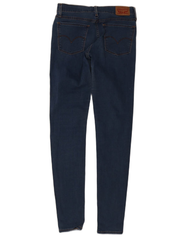 Levi's Damen 710 Super Skinny Jeans W27 L32 Blaue Baumwolle