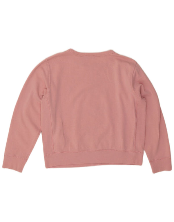 Polo Ralph Lauren Damen Sweatshirt Pullover UK 16 Large Rosa Baumwolle