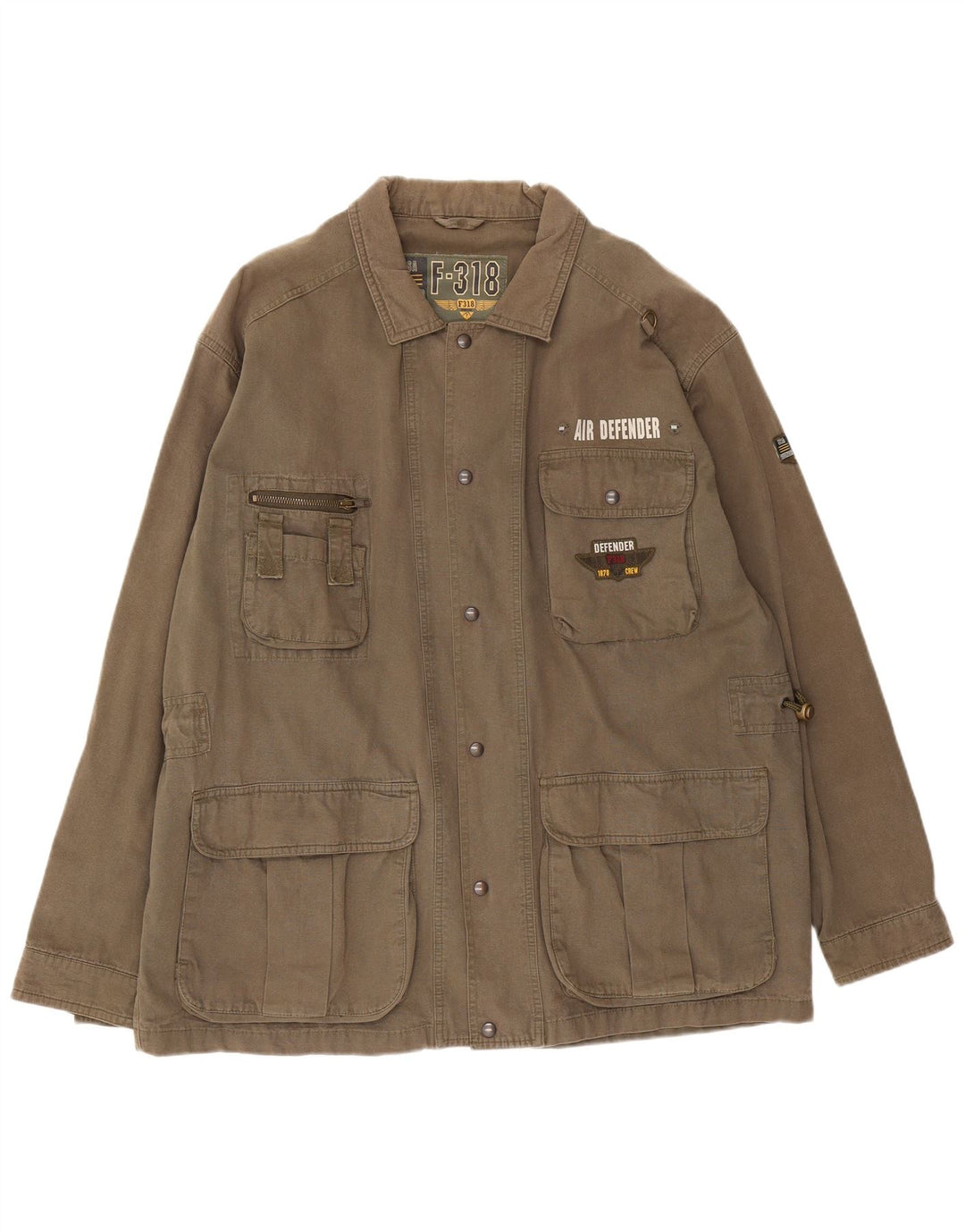 Vintage Herren Utility Jacke IT 52 XL Grau