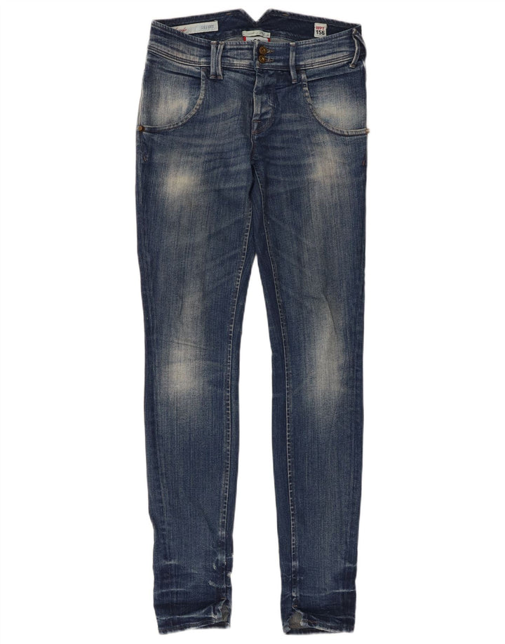 Cycle Damen Skinny Jeans W25 L31 Blaue Baumwolle