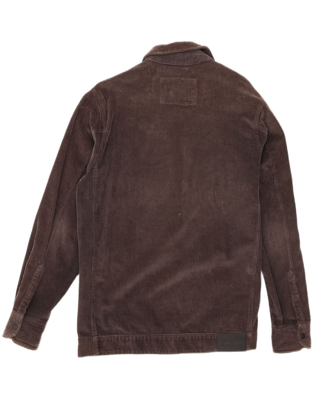 Calvin Klein Jeans Herren Cordjacke UK 38 Mittelbraun