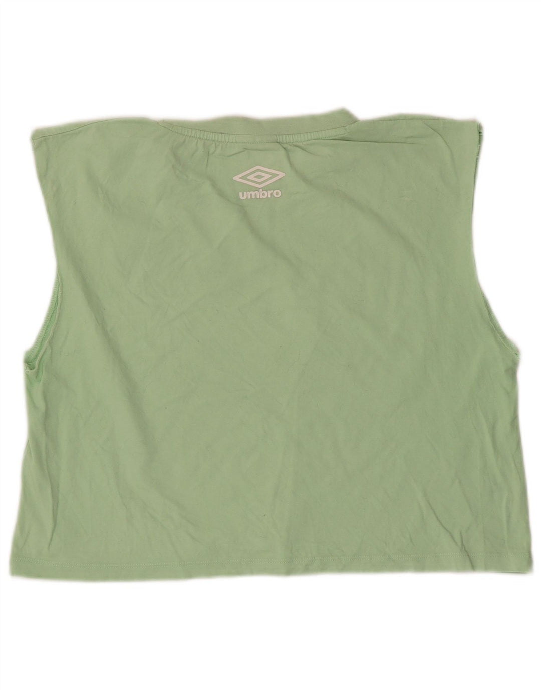 Umbro Damen Crop Graphic Vest Top UK 14 Large Grün