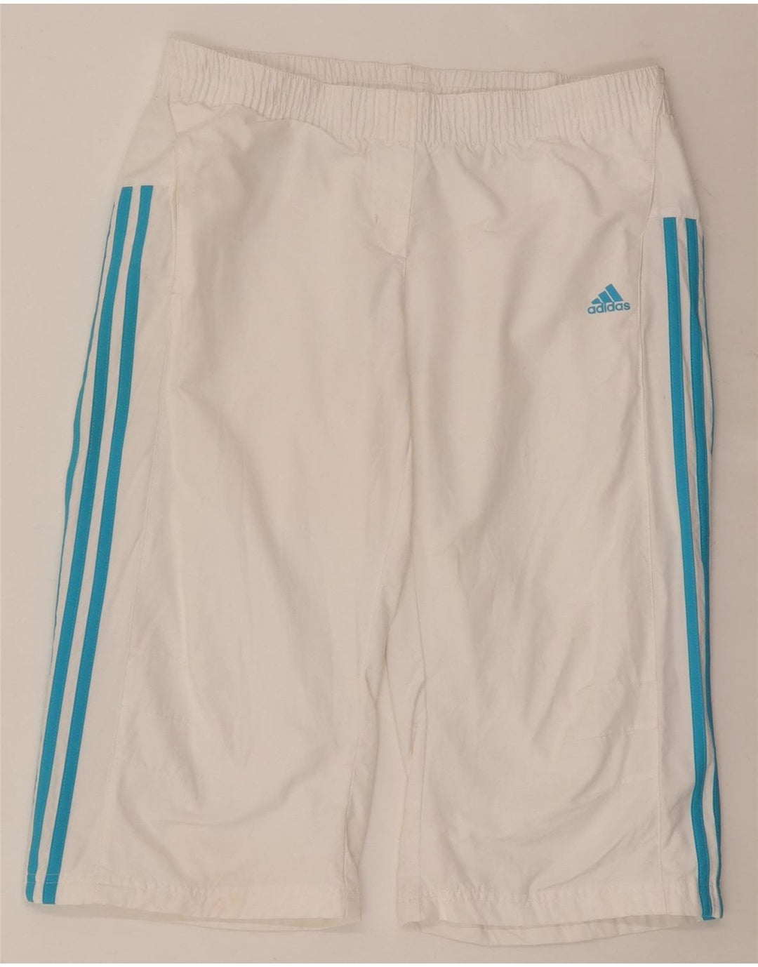 Adidas Damen Bermuda Sport Shorts UK 14 Mittelweißes Polyester