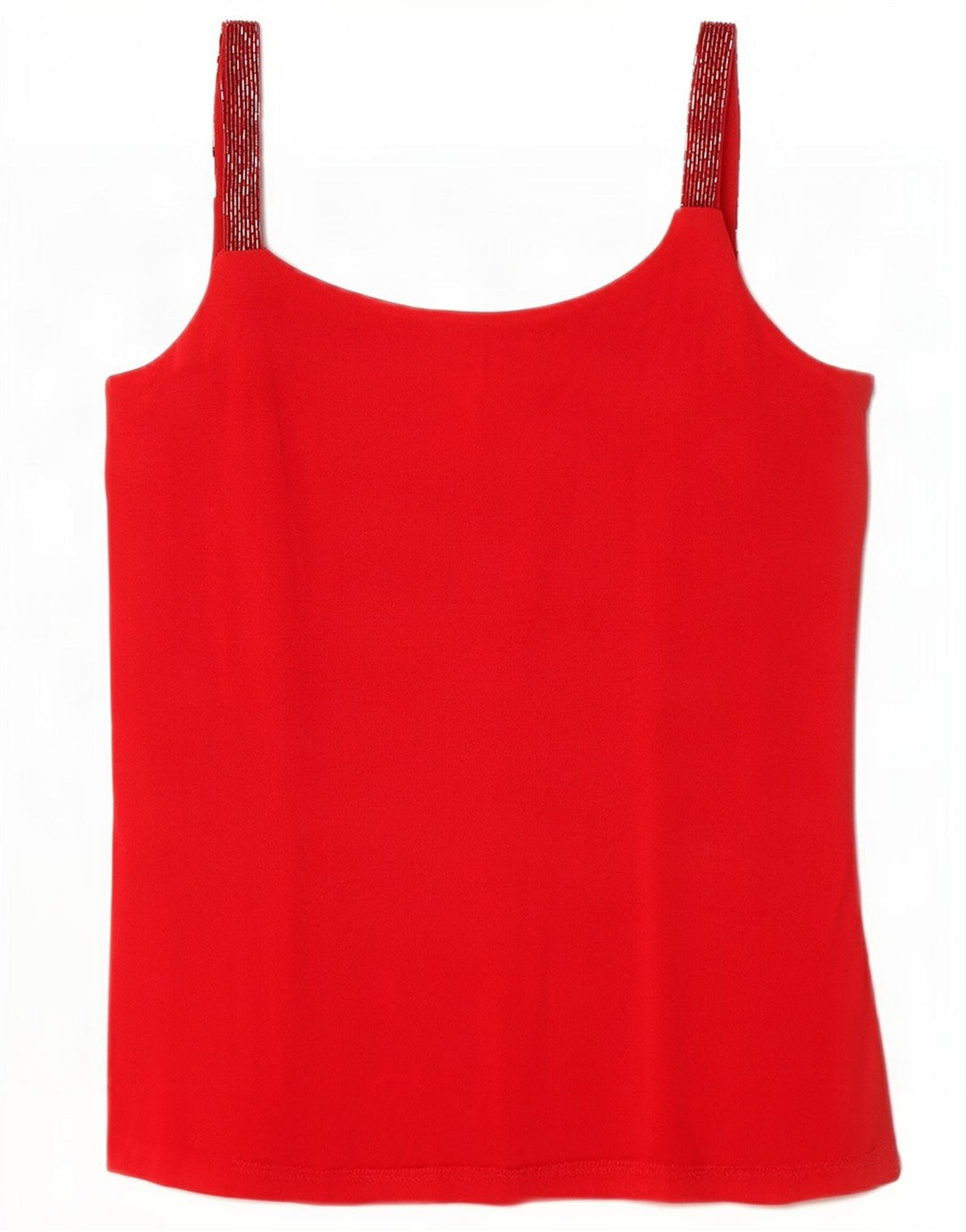 Luisa Spagnoli Damen Cami Top IT 44 Mittelrotes Acetat