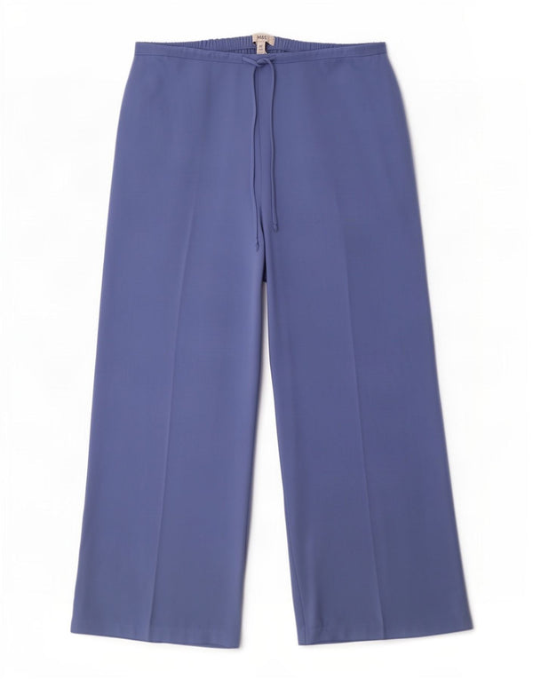 Marks & Spencer Damen-Freizeithose mit hoher Taille, UK 20, 2XL, W40, L29, Blau