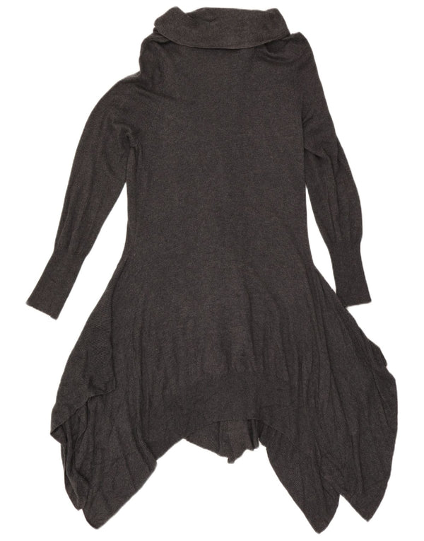 Marks & Spencer Damen Longline Open Cardigan Pullover UK 16 Large Grau