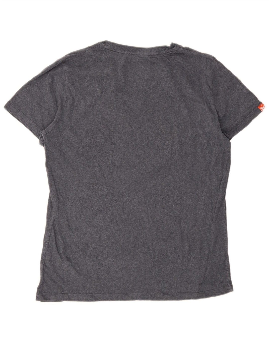 Superdry Herren Grafik-T-Shirt-Oberteil XL aus grauer Baumwolle